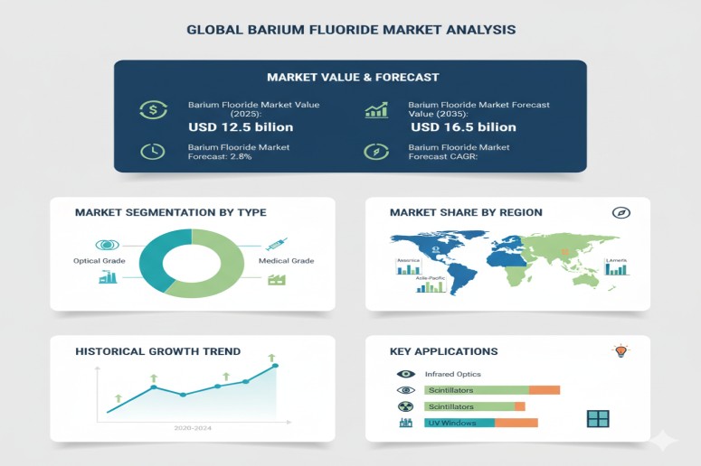 Barium Fluoride Market to Reach USD 16.5 Billion by 2035, Driven by Expanding Industrial and Optical Applications – FMIBlog