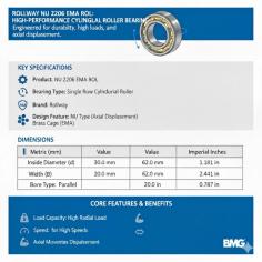 Discover the robust capabilities of the Rollway NU 2206 EMA ROL Cylind