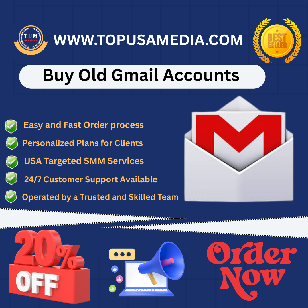 Buy Old Gmail Accounts - Topusamedia