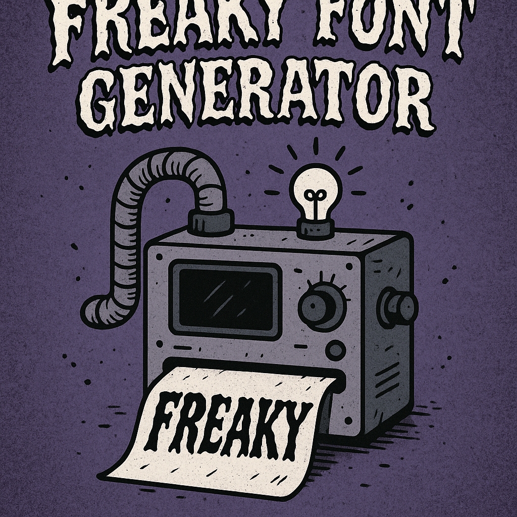 freaky font