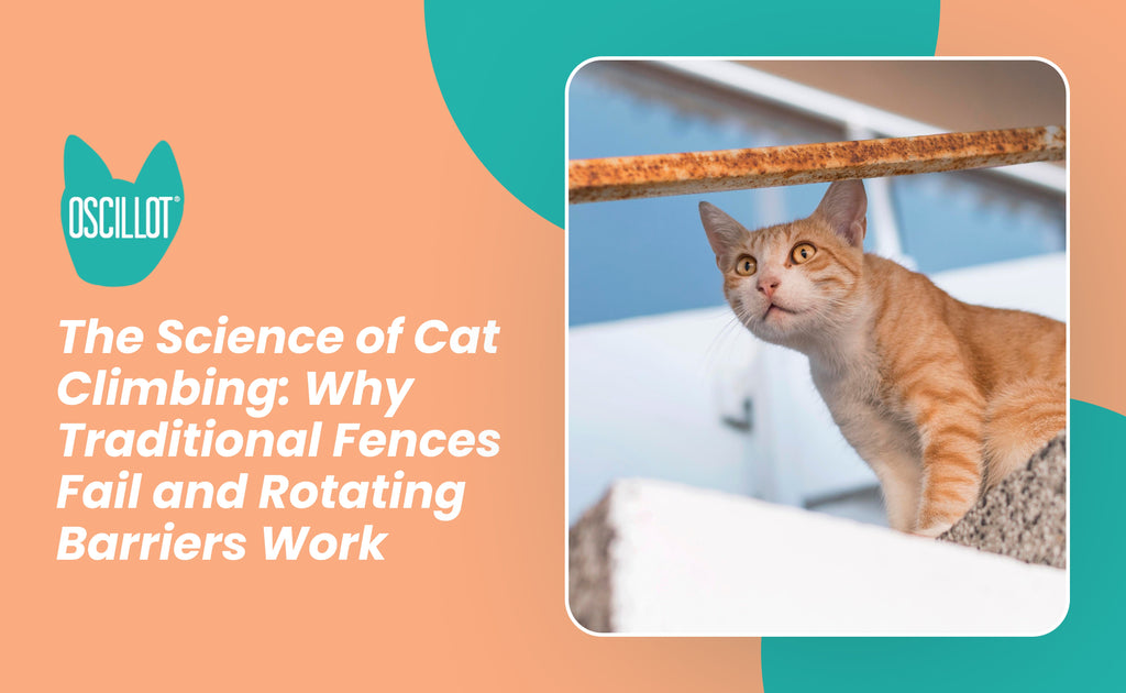 The Science of Cat Climbing: Why Traditional Fences Fail and Rotating  – Cat-Proof Fence Rollers | Oscillot® North America