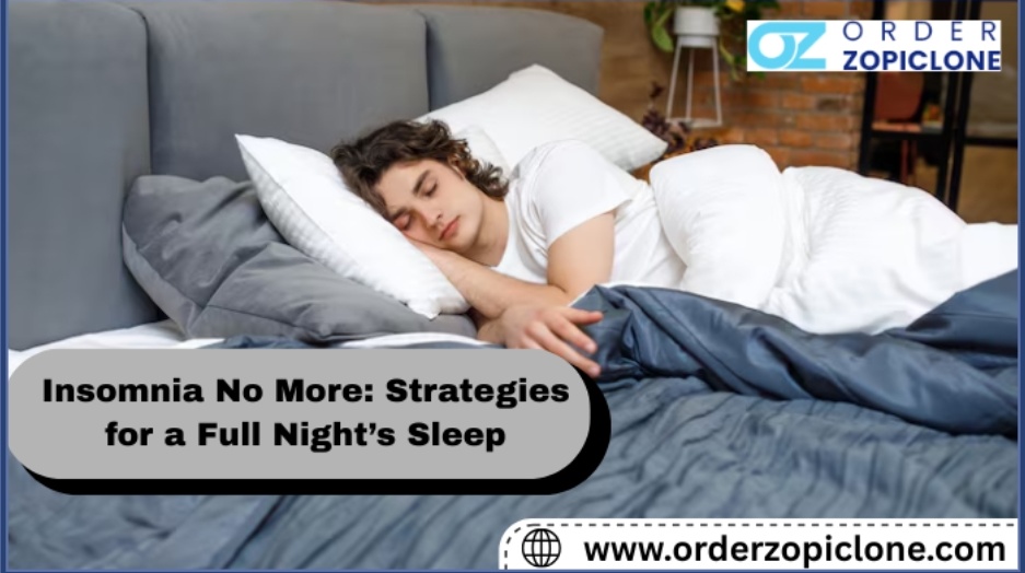 Insomnia No More: Strategies for a Full Night’s Sleep - Its Released