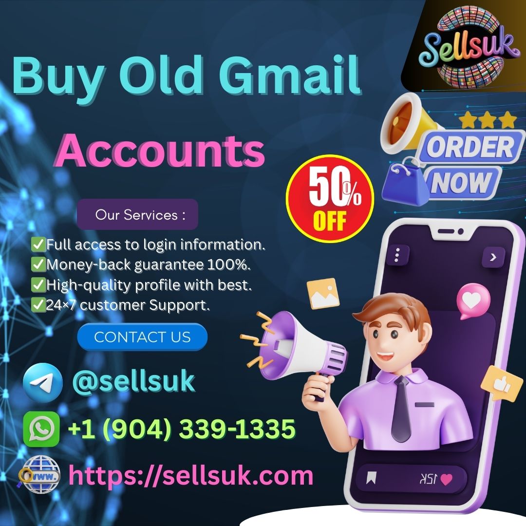 Buy Old Gmail Accounts - 100% Best (Personal and Business)