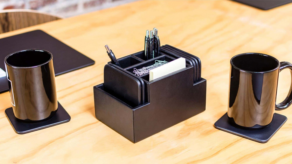 Elevate Your Home amp; Office Décor with a Premium Leather Coaster Set - Glopinion - GLBrain.com