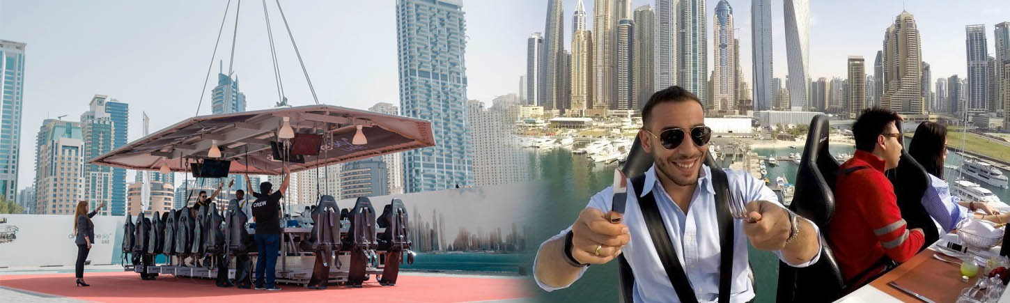 Dinner in the Sky Dubai Experience | Book & Get 21% Discount