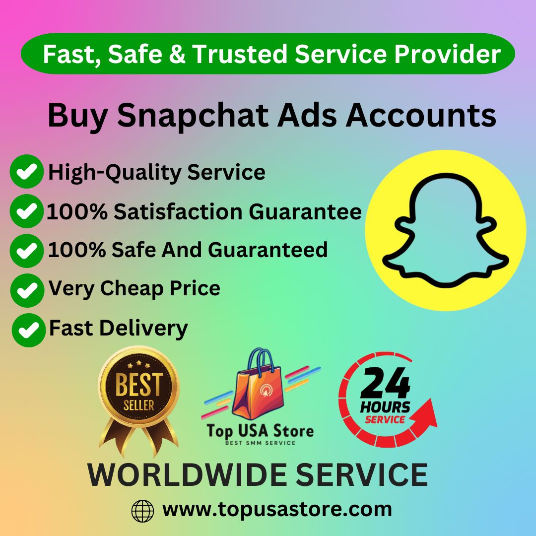 Buy Snapchat Ads Threshold Accounts - topusastore.com
