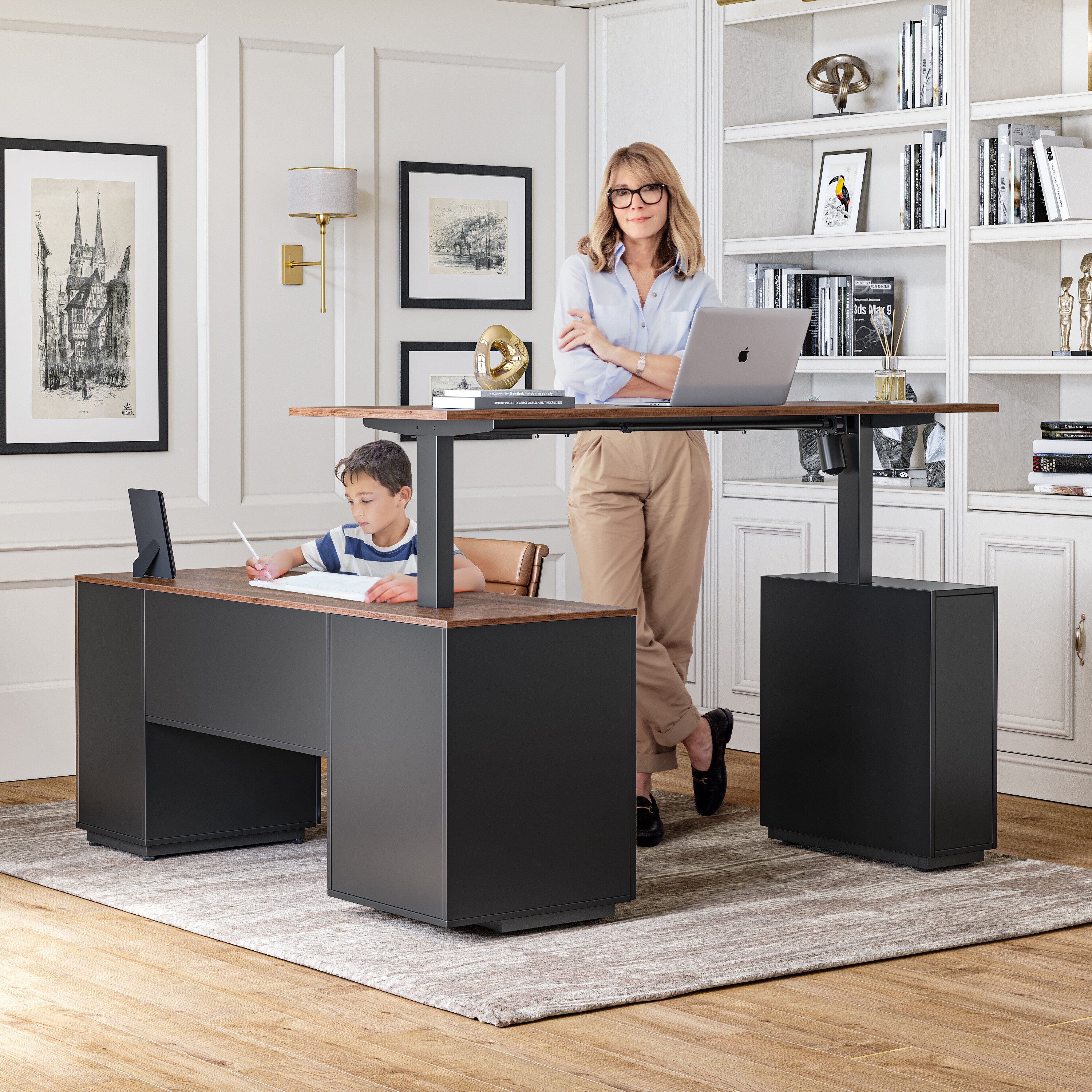FEZiBO Standing desk with keyboard