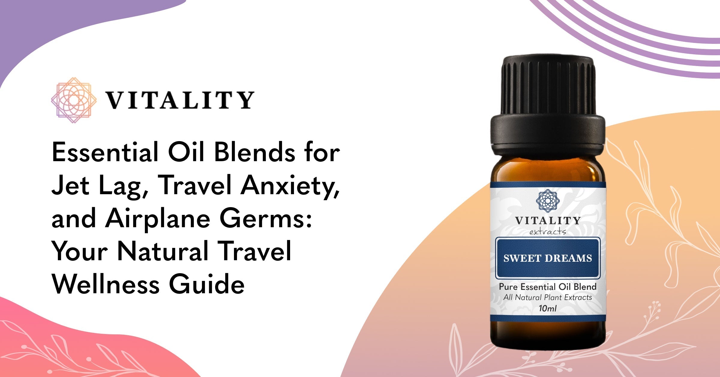 Essential Oil Blends for Jet Lag, Travel Anxiety, and Airplane Germs: