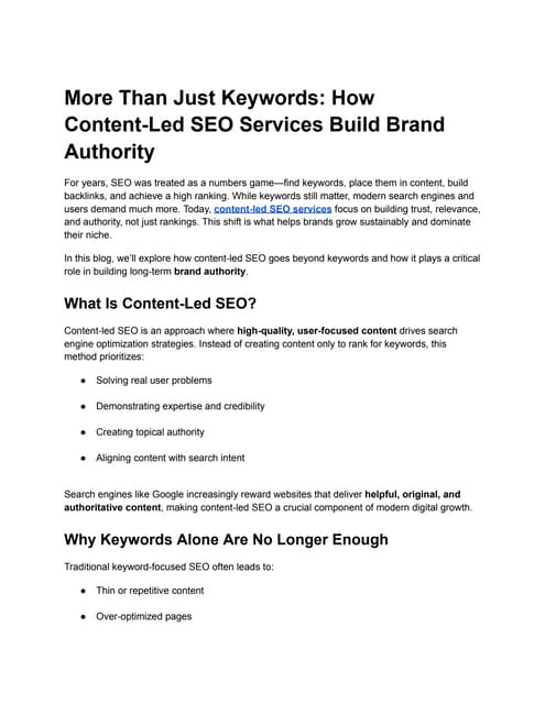 More Than Just Keywords_ How Content-Led SEO Services Build Brand Authority.pdf