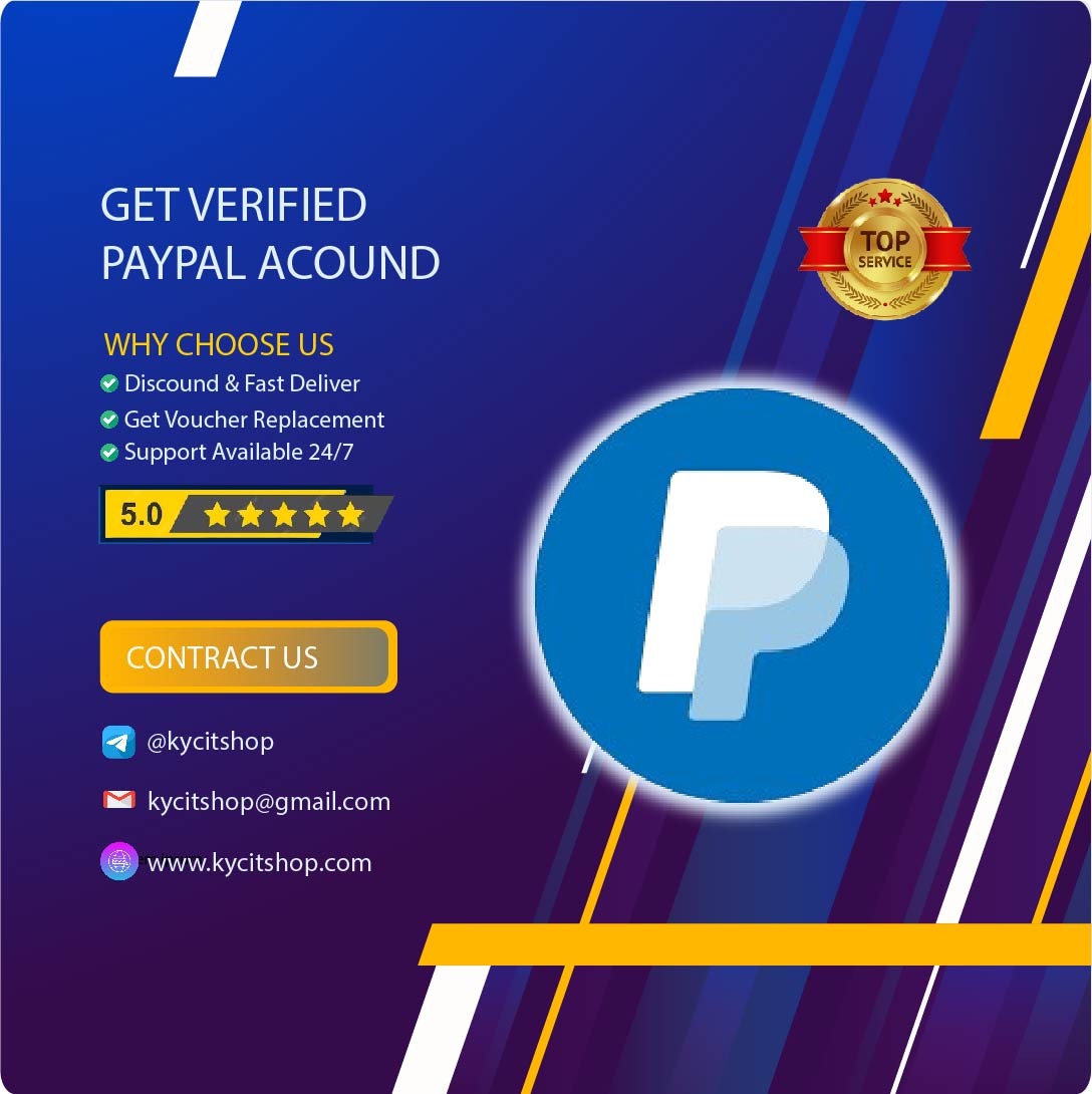 Get Verified PayPal Accounts - Personal & Business Acc 2026