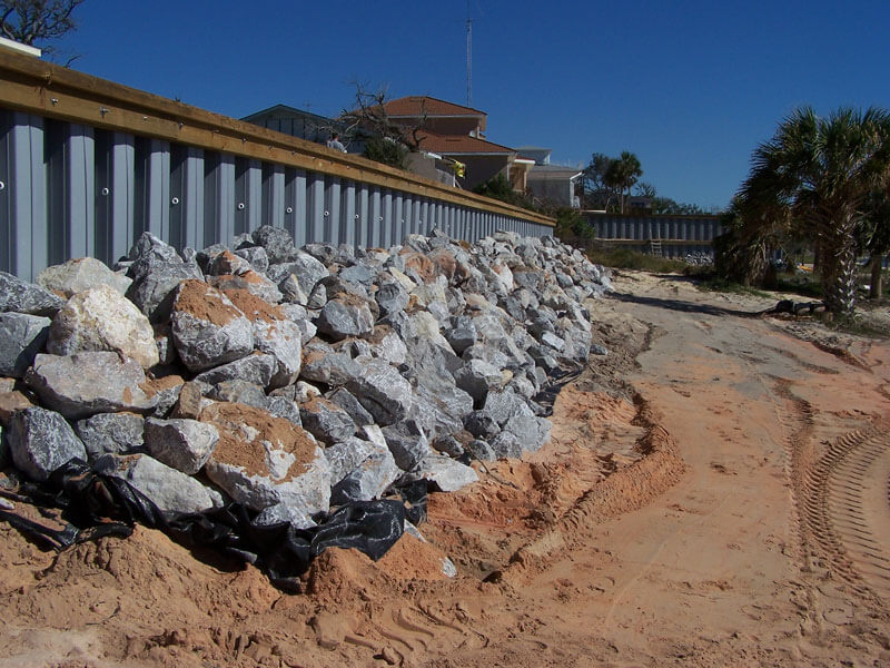 Seawall Construction, Bulkhead & Riprap Erosion Control Pensacola