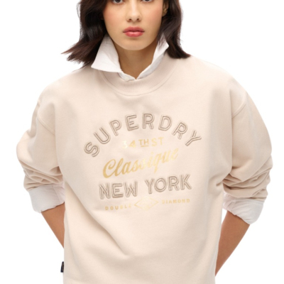 Superdry Γυναικείο Φούτερ W2012154A-7SJ Μπεζ Profile Picture