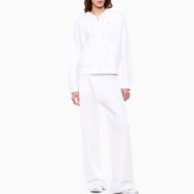 EMPORIO ARMANI CORE LADY STRECH COTTON TRACKSUIT WHITE cotton tracksuit with comfortable volumes. Th Profile Picture