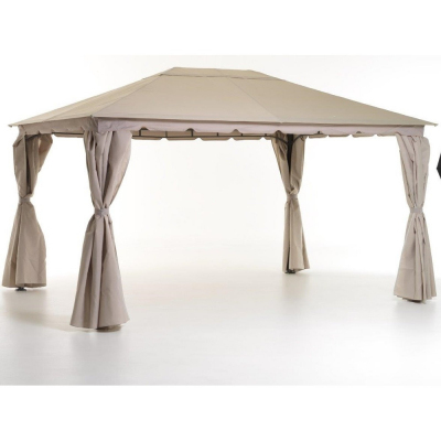 ROMA GAZEBO ΜΠΕΖ ΜΕ ΚΟΥΡΤΙΝΕΣ 3Χ4Χ260cm Profile Picture