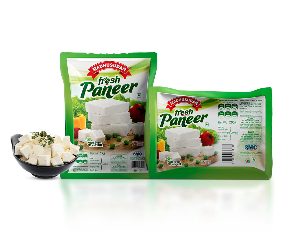 Buy Fresh Paneer Online | Madhusudan World