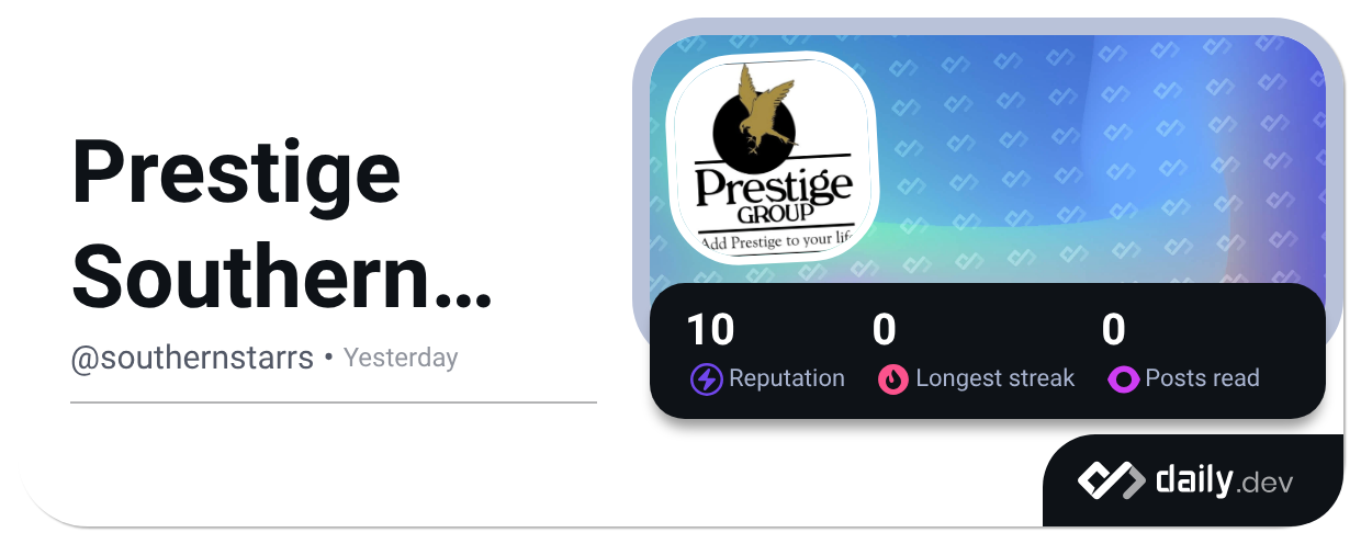 Prestige Southern Star (@southernstarrs) | daily.dev