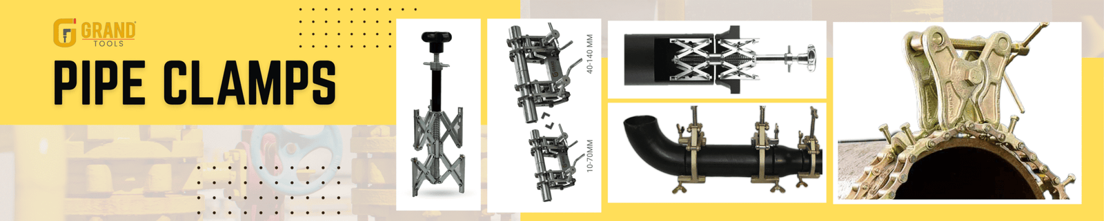 Pipe Clamps for Welding | Heavy Duty Pipe Alignment Clamps
