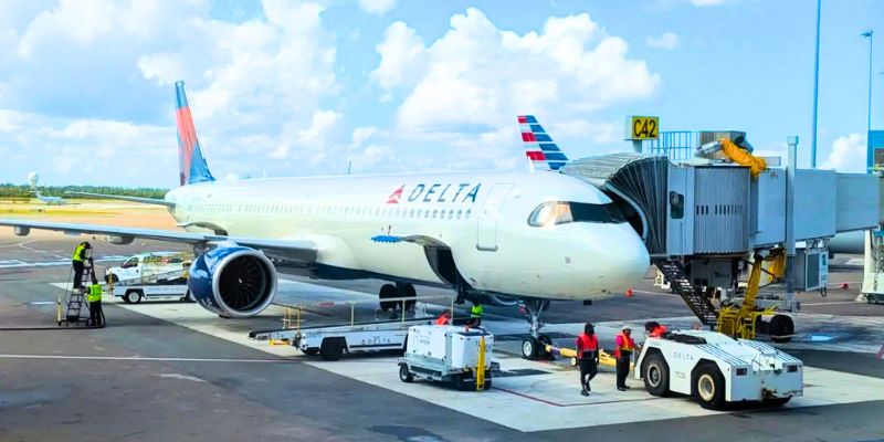 Delta Airlines Terminal at John F. Kennedy International Airport - JFK