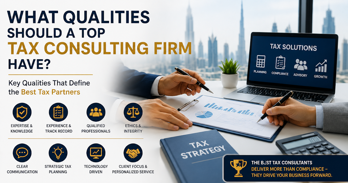UAE VAT & Tax Calculator: What Qualities Should a Top Tax Consulting Firm Have?