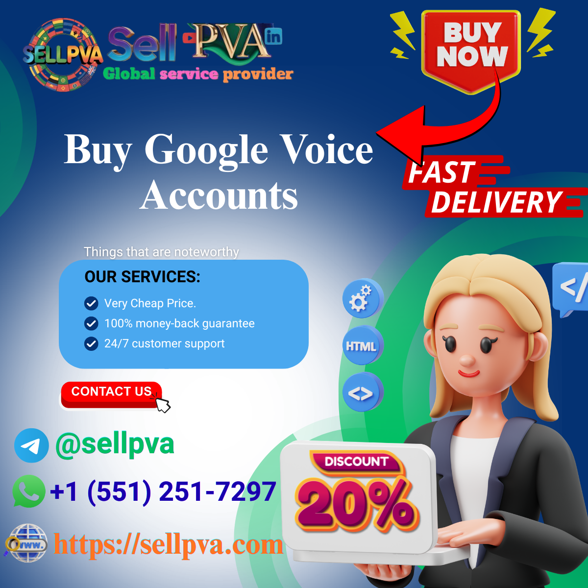 best Buy Google Voice Accounts - Sell PVATop 5 Best Sites To Buy Google Voice Accounts In Days
