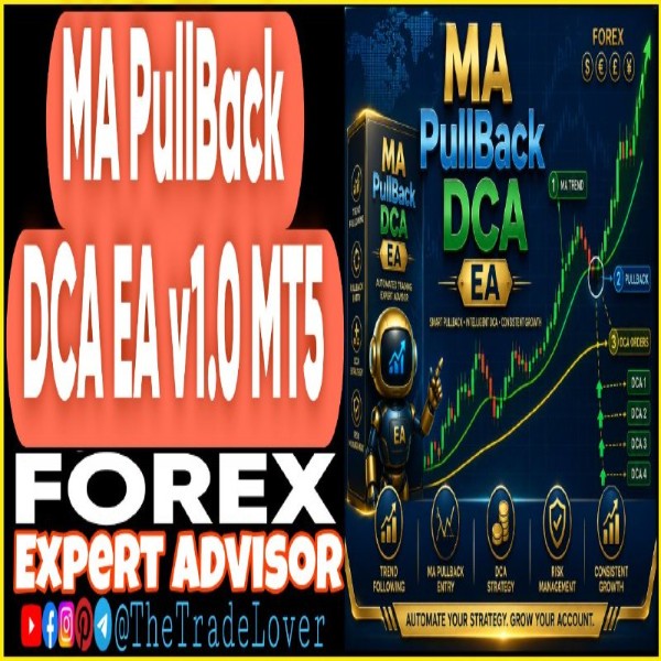 MA Pullback DCA EA v1.0 MQ5 Source Code (Works on Build 5836) | Forex Robot | MT5 Expert Advisor - The Trade Lovers