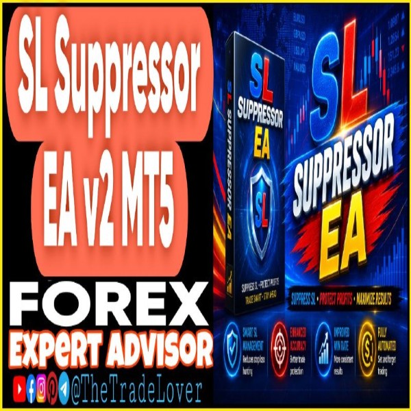 SL Suppressor EA v2 MT5 (Works on Build 5836) | Forex Robot | MT5 Expert Advisor - The Trade Lovers