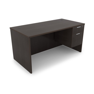 i5 Industries Kai Rectangular Desk with Suspended Pedestal, 36″ x 71″ Profile Picture