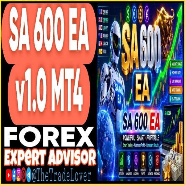 SA 600 EA v1.0 MQ4 Source Code (Works on Build 1471) | Forex Robot | MT4 Expert Advisor - The Trade Lovers