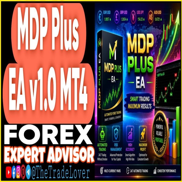MDP Plus EA v1.0 MT4 (Works on Build 1471) | Forex Robot | MT4 Expert Advisor - The Trade Lovers