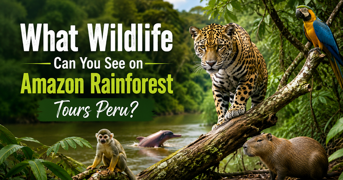 What Wildlife Can You See on Amazon Rainforest Tours Peru?