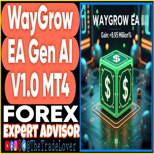 WayGrow EA Gen Ai v1.0 MT4 (Works on Build 1471) | Forex Robot | MT4 Expert Advisor - The Trade Lovers