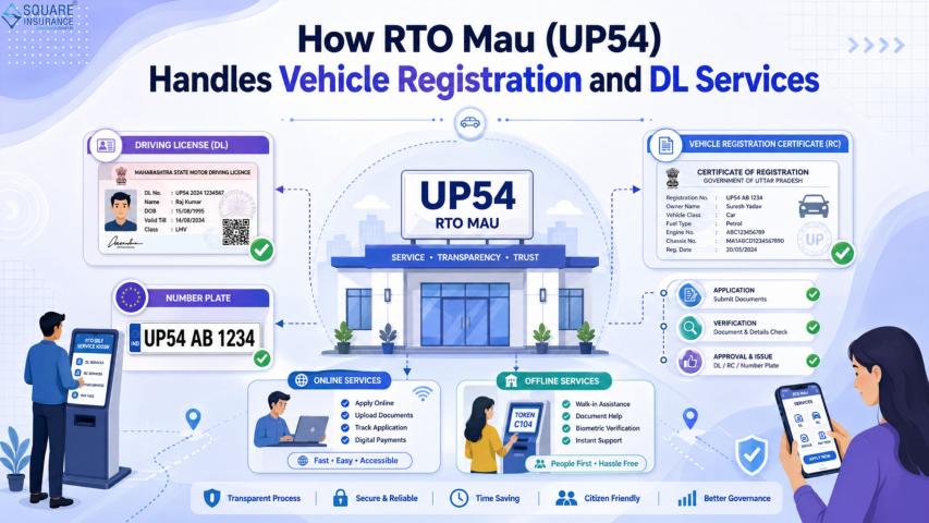 How RTO Mau (UP54) Handles Vehicle Registration and DL Services