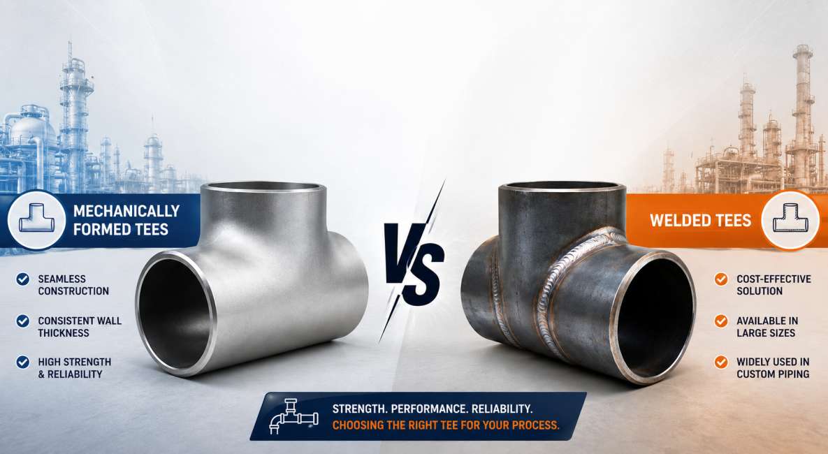 Mechanically Formed Pipe Tees vs Welded Tees: Which Is Better for Process Piping?