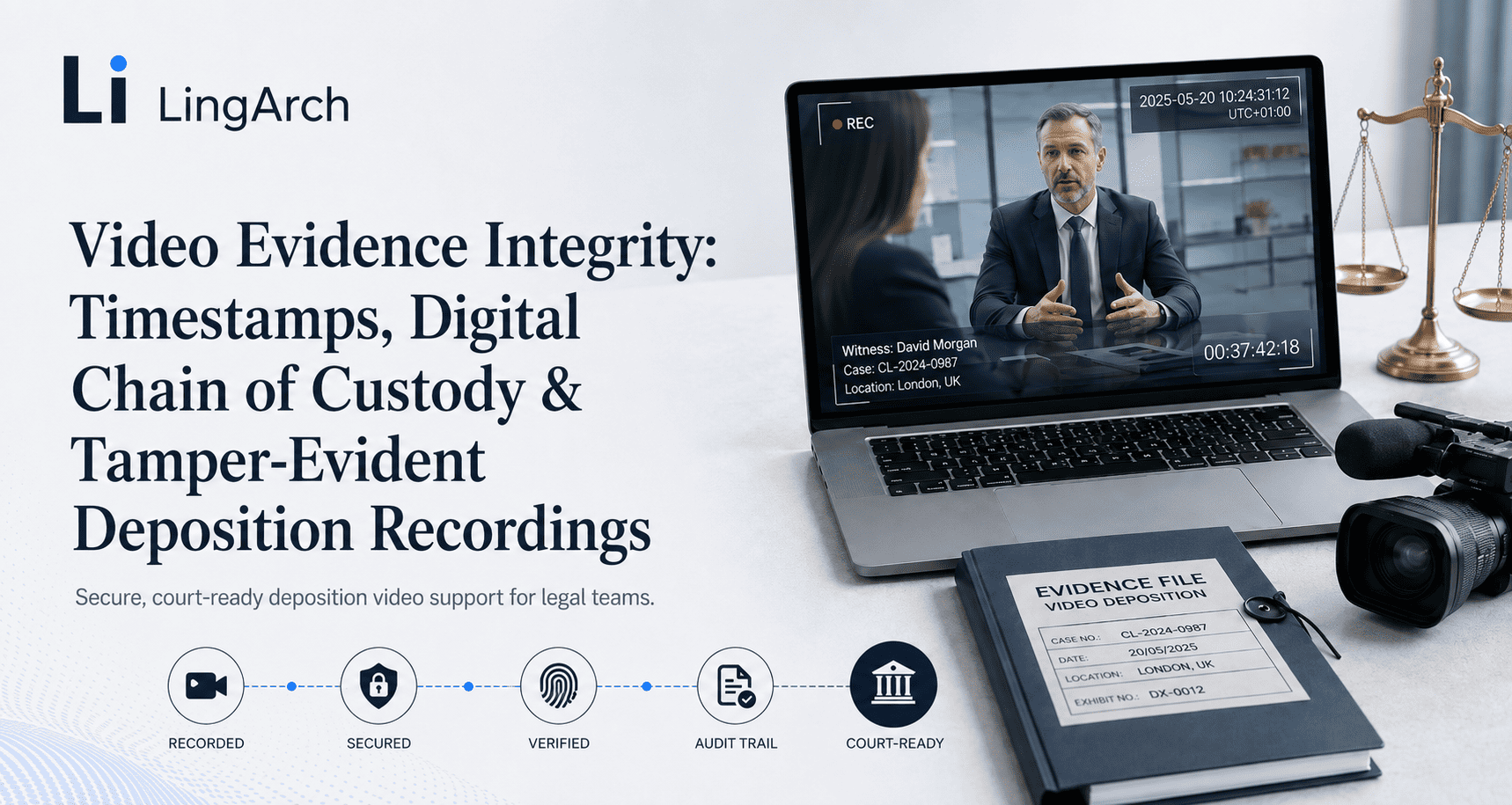 Video Evidence Integrity for Depositions | LingArch
