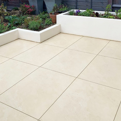 Hammerstone Beige Porcelain Paving Slab Tiles - 600x900mm & Patio Pack (16mm & 20mm) Profile Picture