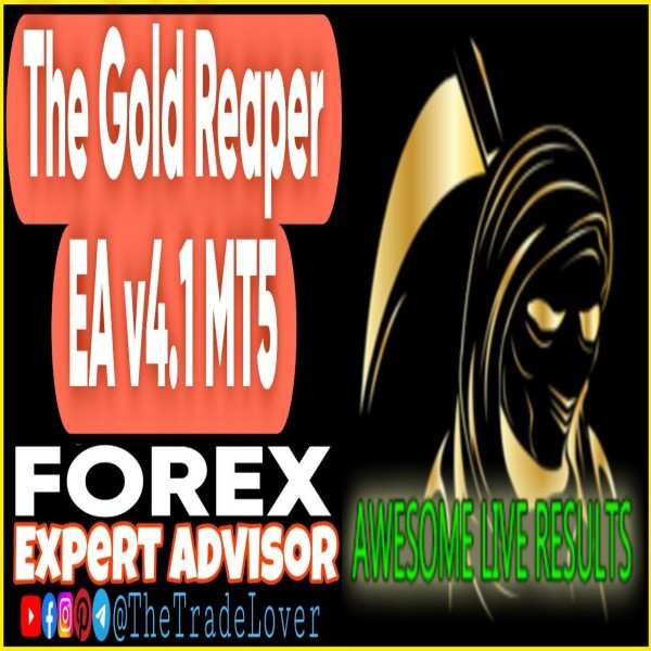The Gold Reaper EA v4.1 MT5 (Works on Build 5836) | Forex Robot | MT5 Expert Advisor - The Trade Lovers