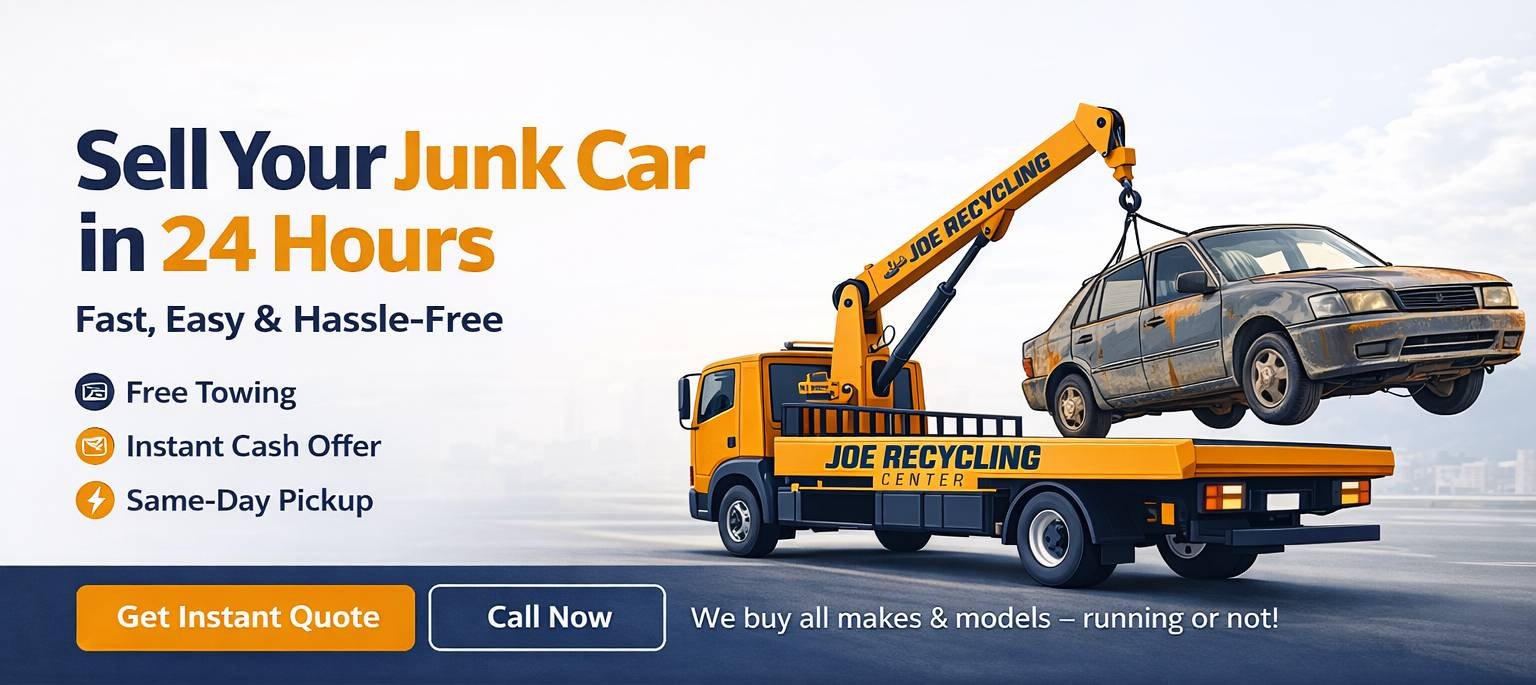 Scrap Car Removal in High River | Cash for Cars | Joe Recycling Center