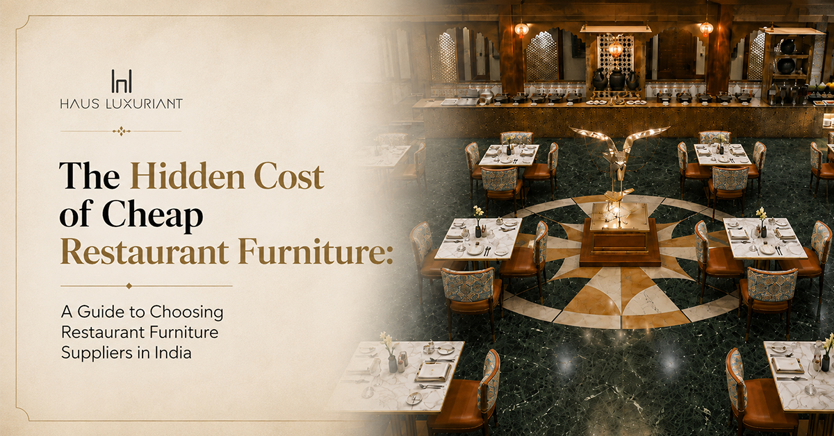 The Hidden Cost of Cheap Restaurant Furniture: A Guide to Choosing Restaurant Furniture Suppliers