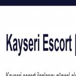 kayseri bayan escort