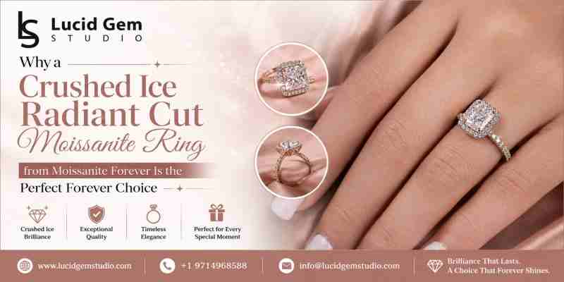 Why a Crushed Ice Radiant Cut Moissanite Ring from Moissanite Forever Is the Perfect Forever Choice