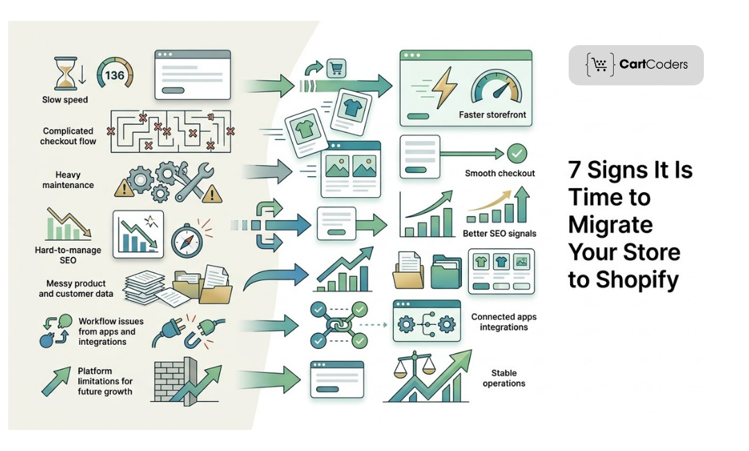 7 Signs It Is Time to Migrate Your Store to Shopify – CartCoders | A Shopify Development Company