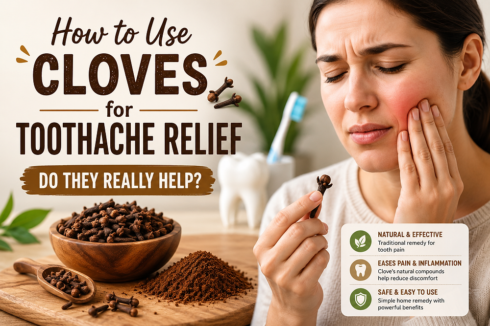 Cloves for Toothache Relief: Benefits, Uses & Safety Tips