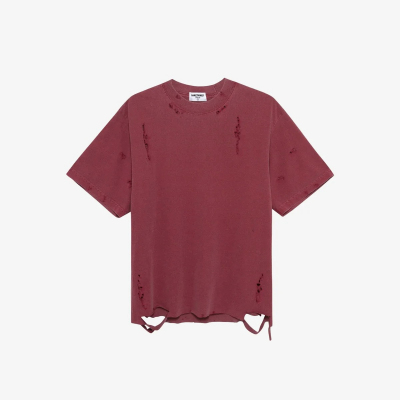 Distressed Washed T-Shirt (Light Red) Profile Picture