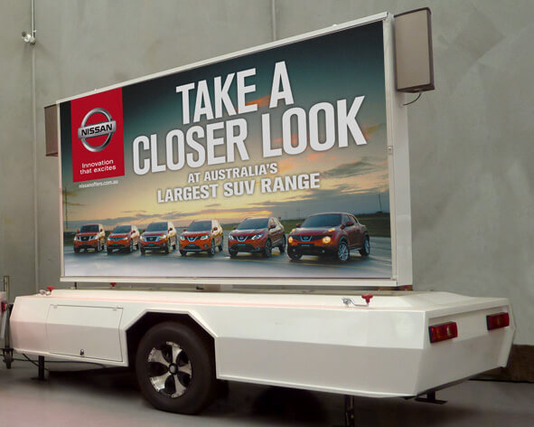 Reach a Larger Audience with Big Screen Advertising - LED Trailer Hire