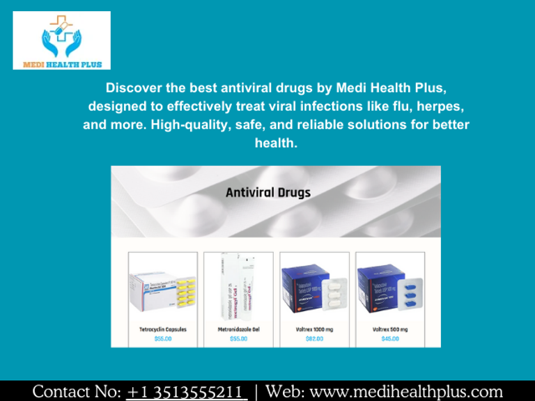Best Antiviral Drugs by Medi Health Plus: A Comprehensive Guide