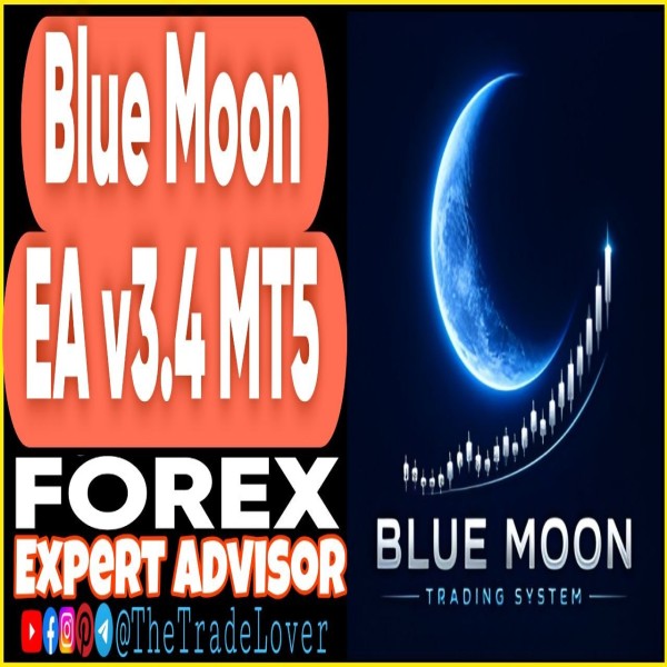 Blue Moon EA v3.4 MT5 (Works on Build 6061) | Forex Robot | MT5 Expert Advisor - The Trade Lovers