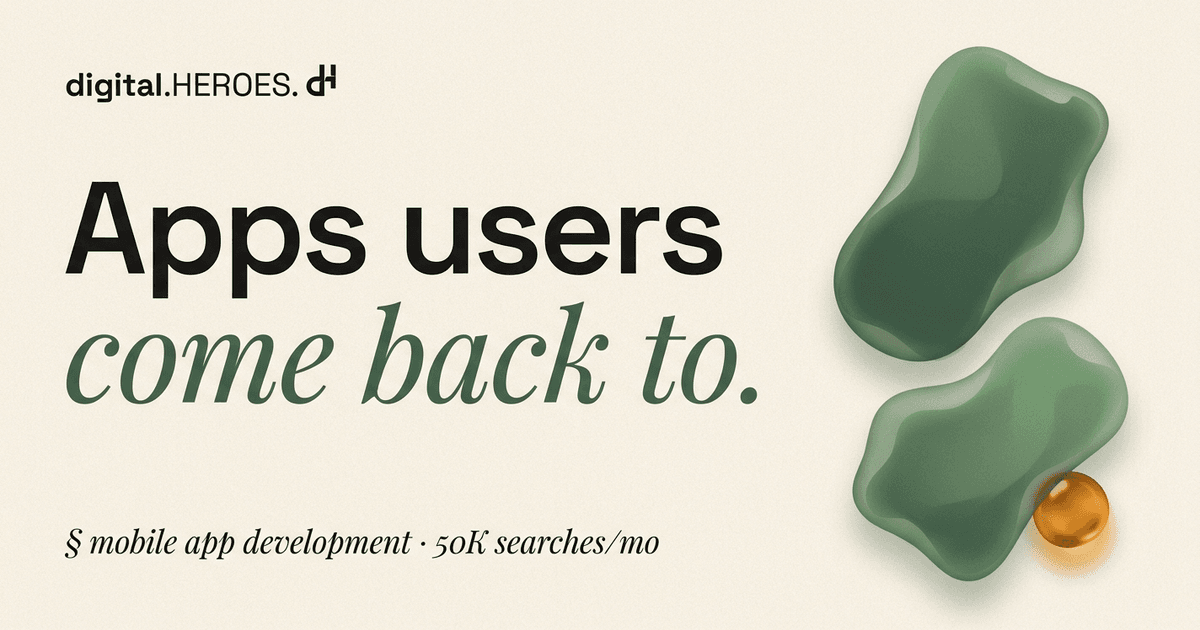 Mobile App Development Company | iOS + Android Apps