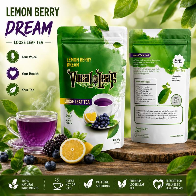 Lemon Berry Dream Loose Leaf Tea for Singers