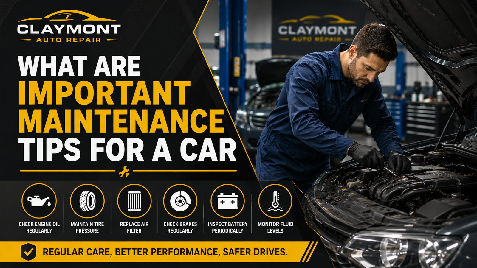 What Are Important Maintenance Tips For A Car - Claymont Auto Repair
