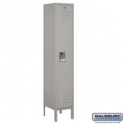 12" Wide Single Tier Standard Metal Locker - 1 Wide - 5 Feet High - 12 Inches Deep Profile Picture
